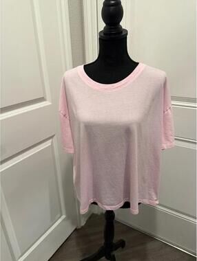 Joyspun Light Pink Plus Size 3X Casual T-Shirt